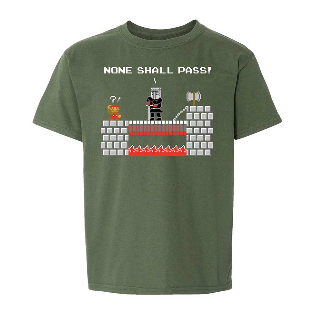 No Plumbers Shall Pass - Military Green - 19