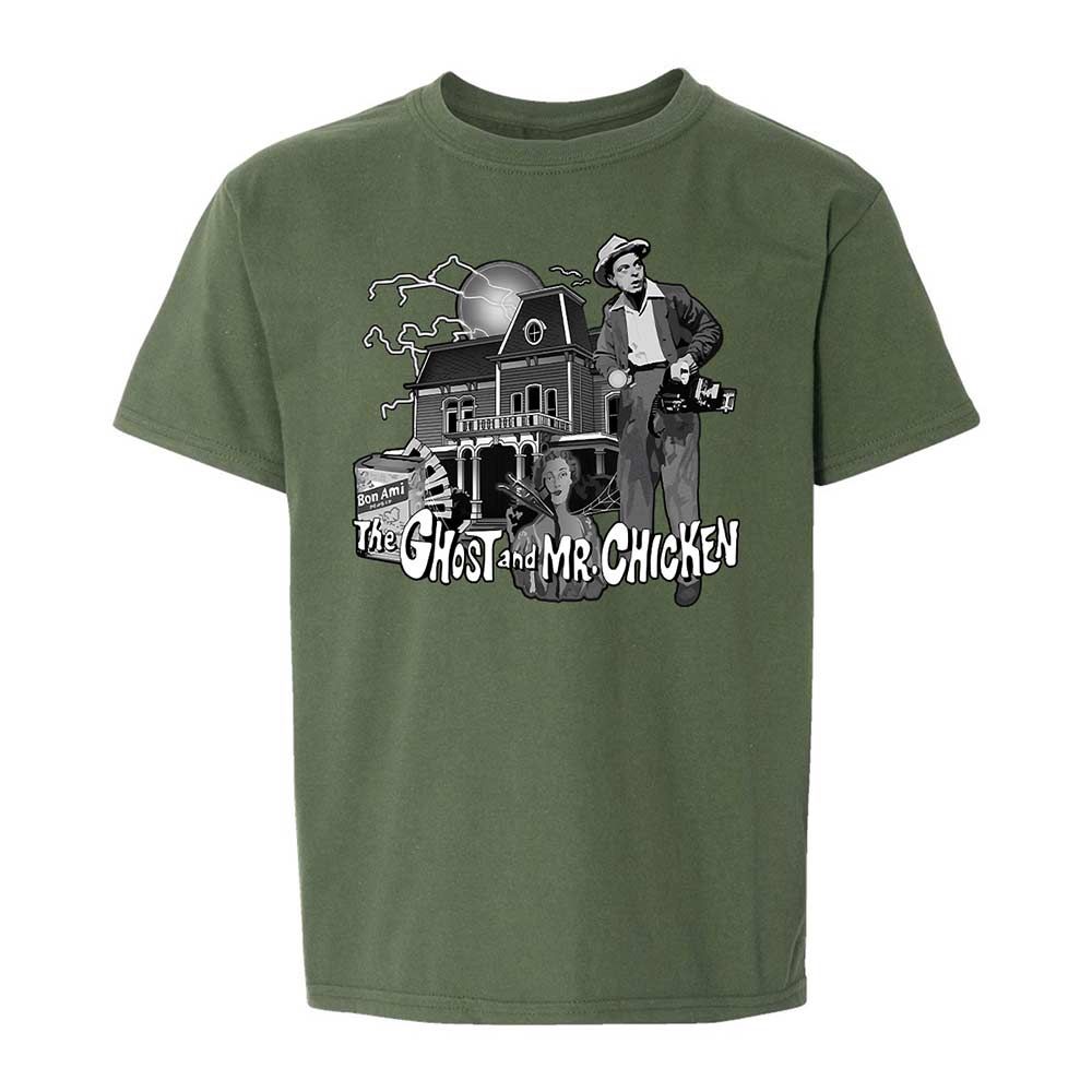 Kids T-Shirt - E9RBQS1U - Military Green - 19