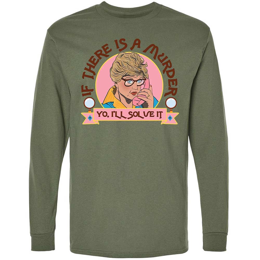 Long Sleeve T-Shirt - GBRQMV87 - Military Green - 19