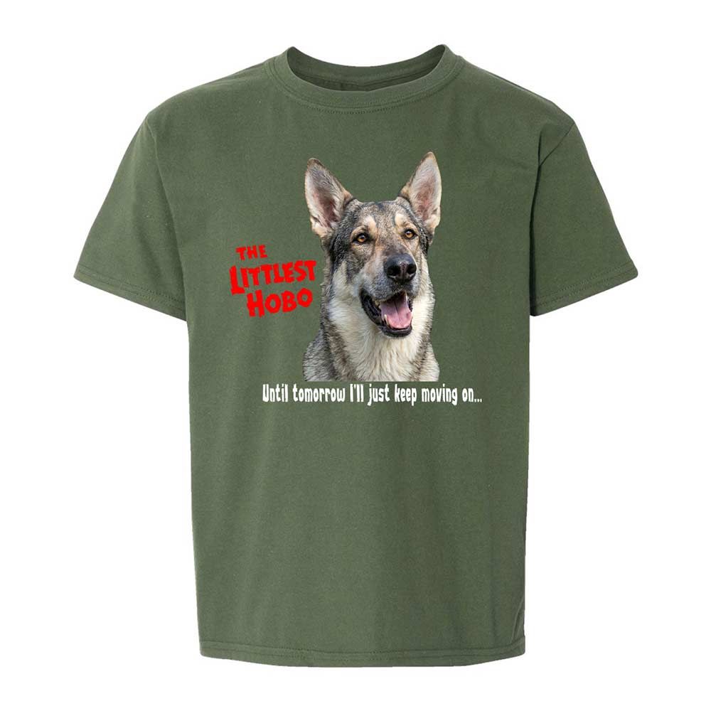 Kids T-Shirt - 8E73Q3SZ - Military Green - 19