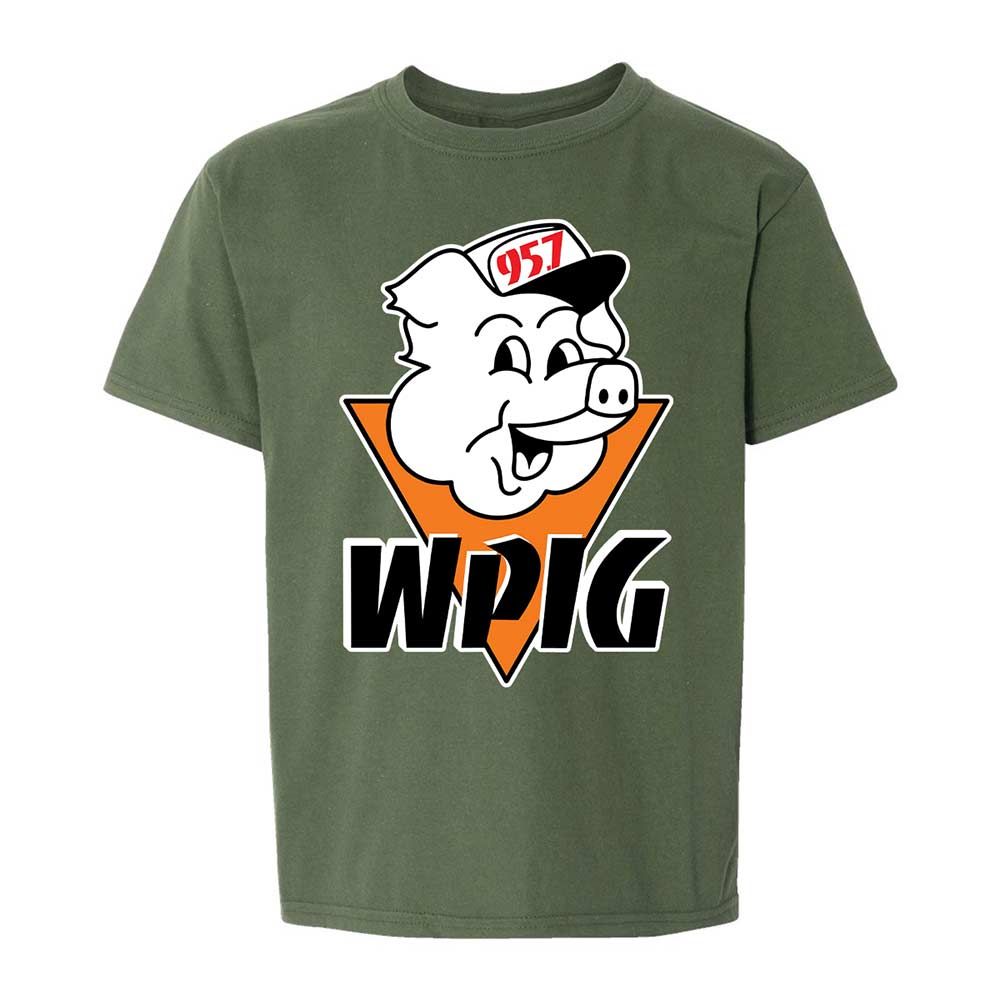 Wpig 95.7 Radio Station - Military Green - 19