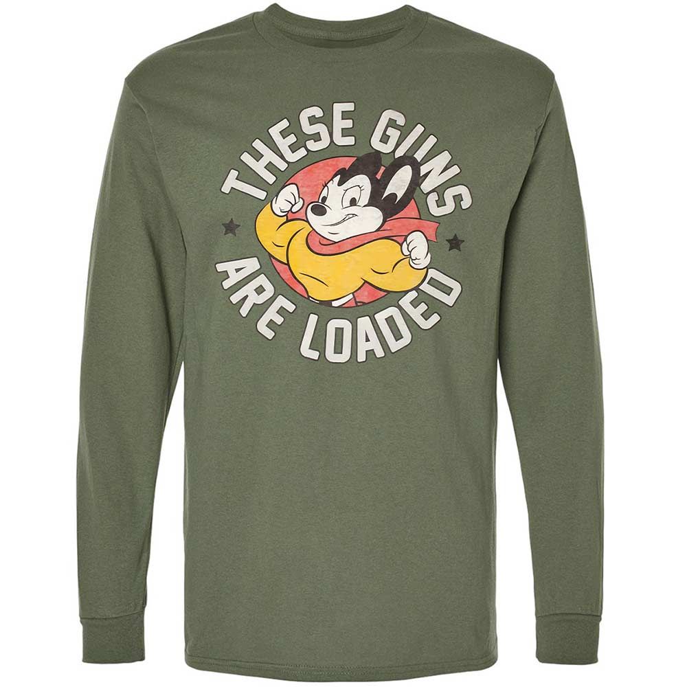 Long Sleeve T-Shirt - TNYGK58H - Military Green - 19