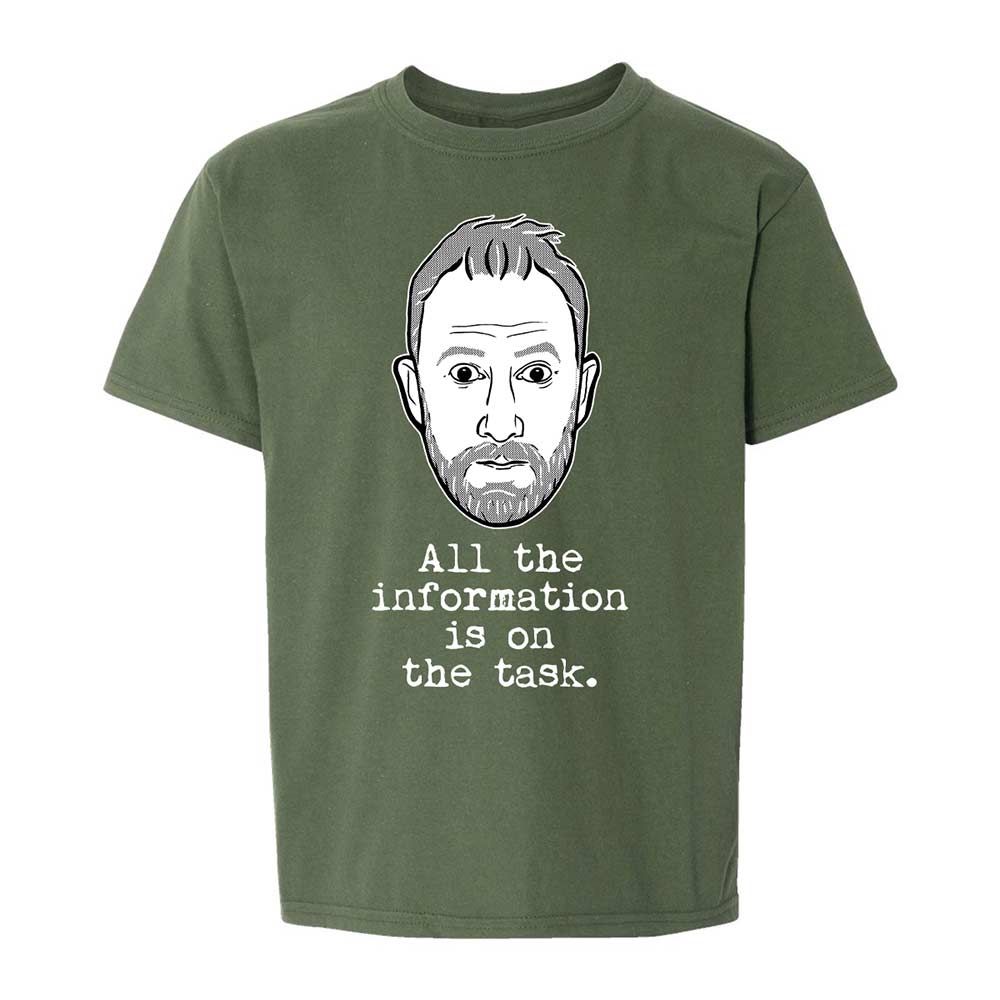 All the information is on the task - Military Green - 19