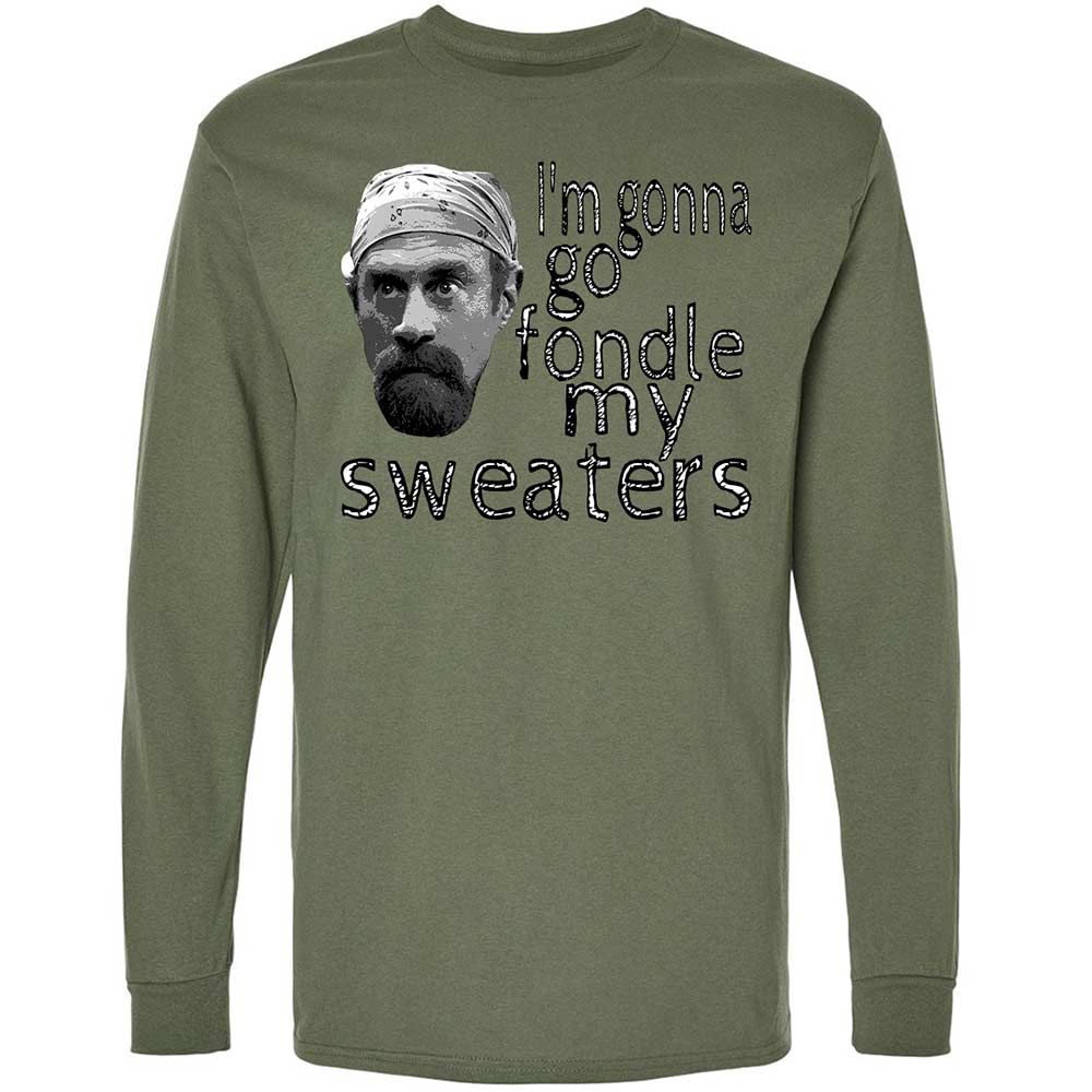 Fondle my sweaters - Military Green - 19
