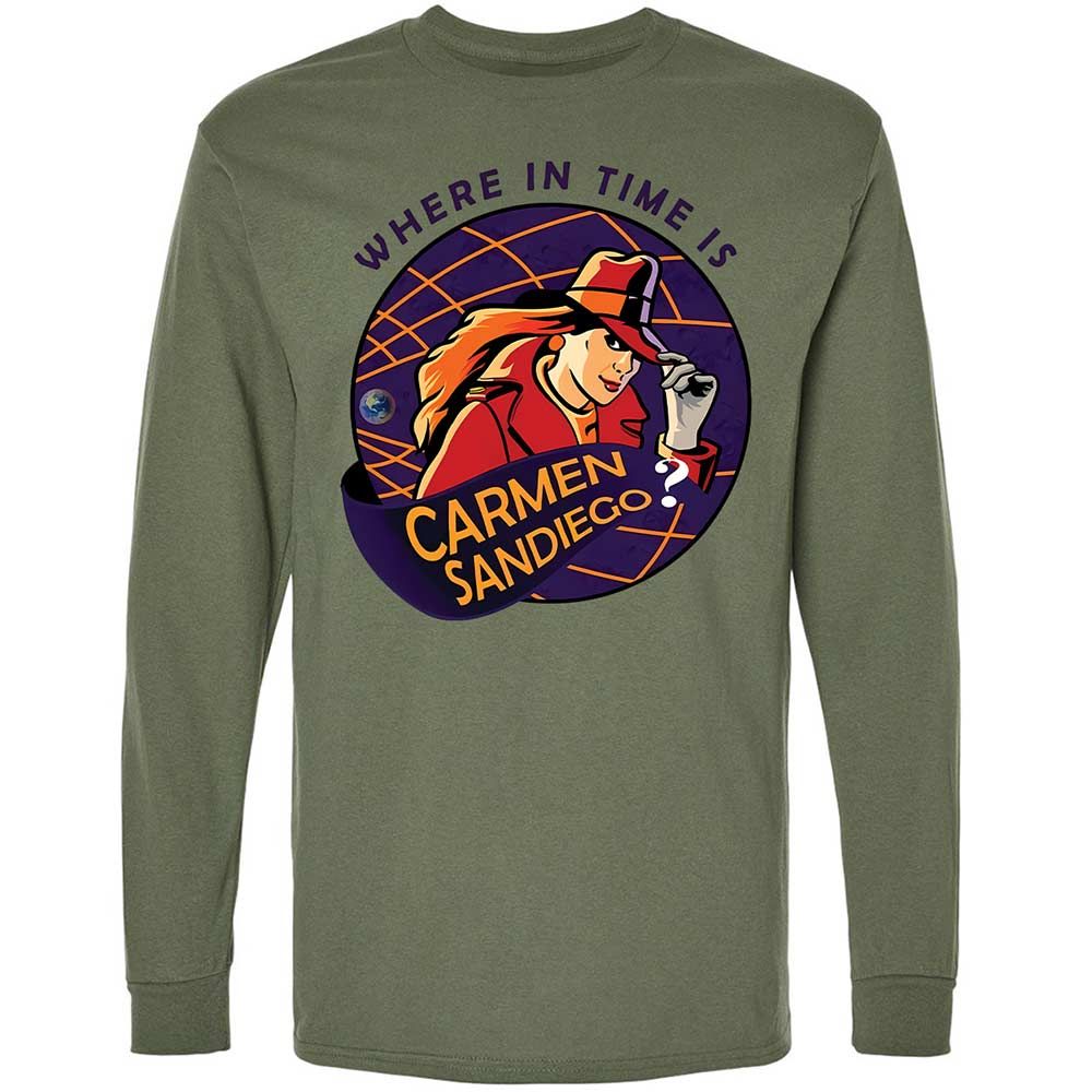 Where in Time Is Carmen Sandiego - Military Green - 19