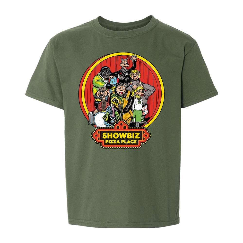 Kids T-Shirt - WNCL7FH6 - Military Green - 19