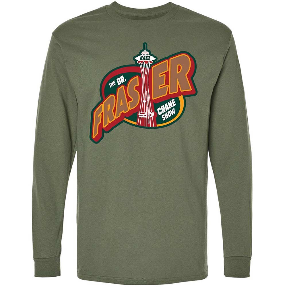 Long Sleeve T-Shirt - QPWD2G9K - Military Green - 19