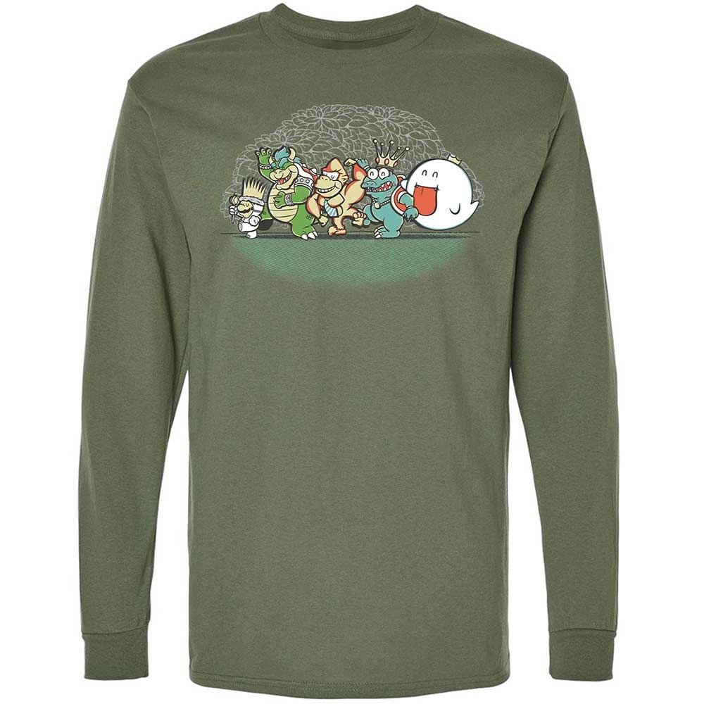 Long Sleeve T-Shirt - V8Y8TXDP - Military Green - 19