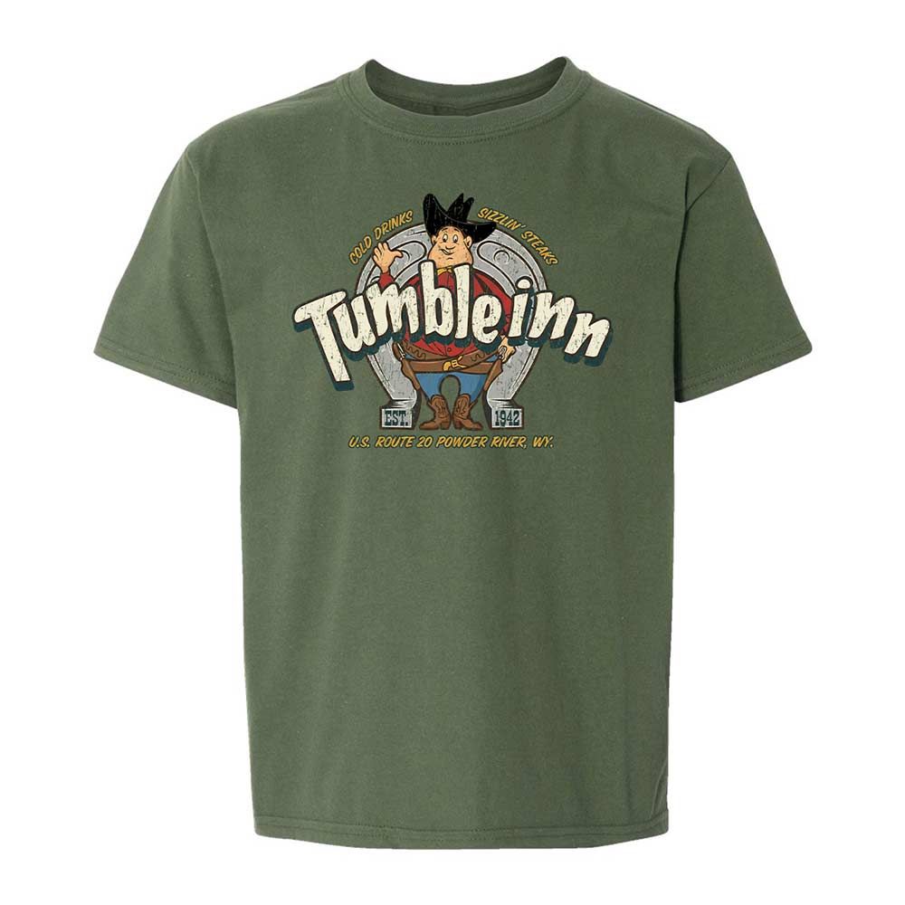 Kids T-Shirt - ZMEGJQLF - Military Green - 19