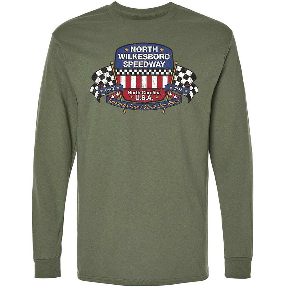 Long Sleeve T-Shirt - J9VMHLNY - Military Green - 19