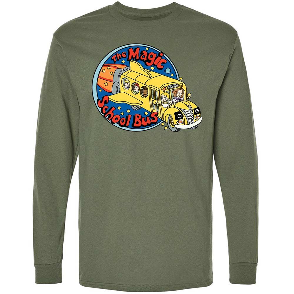 Long Sleeve T-Shirt - Z96PDKFL - Military Green - 19