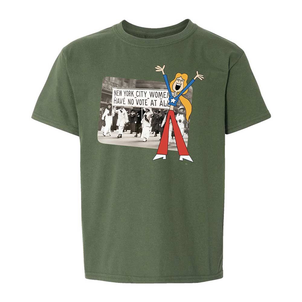 Vote for women - Military Green - 19