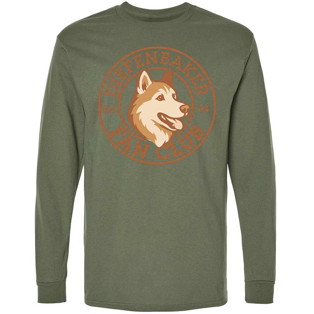 Long Sleeve T-Shirt - 9G9KTCLP - Military Green - 19