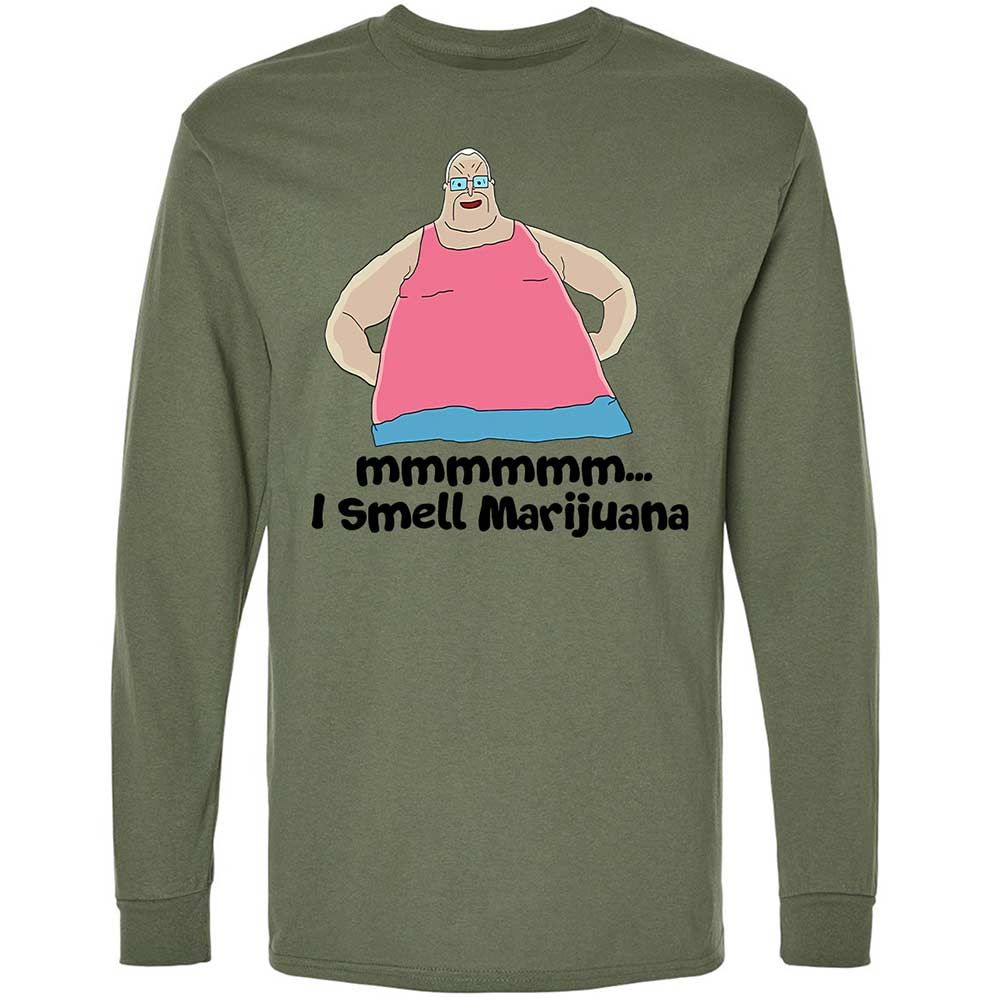 Long Sleeve T-Shirt - KK7PRJ7G - Military Green - 19