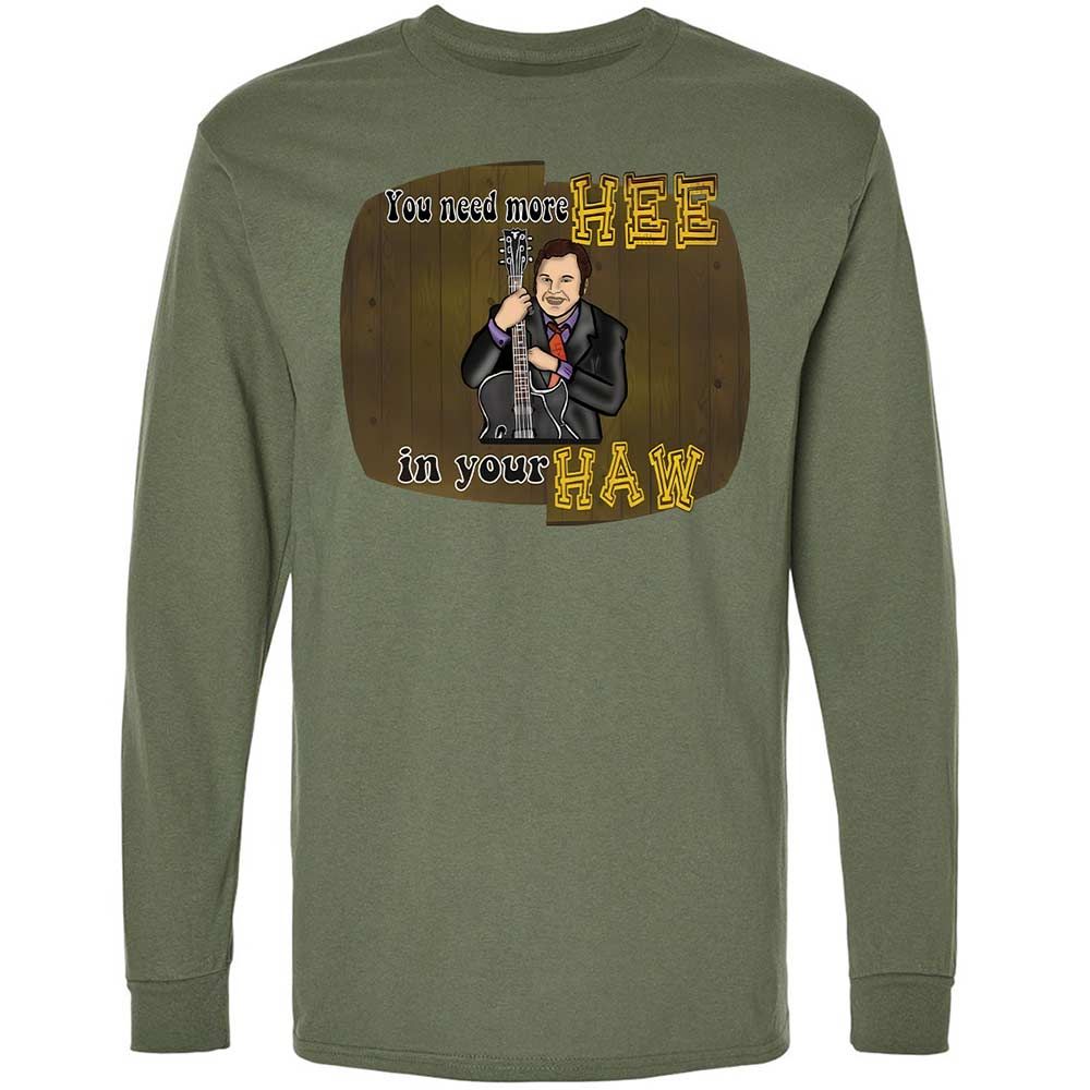 Long Sleeve T-Shirt - QY75RVZQ - Military Green - 19
