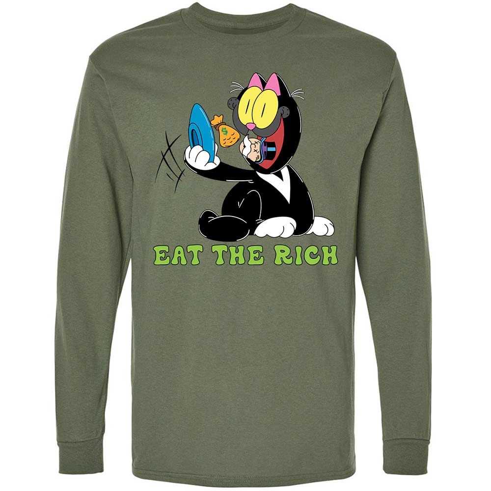 Long Sleeve T-Shirt - P8UPFLYQ - Military Green - 19