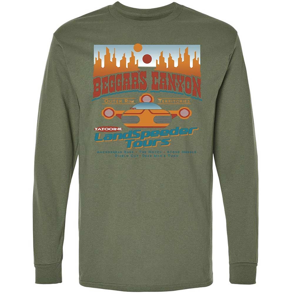 Long Sleeve T-Shirt - 696JJBX7 - Military Green - 19