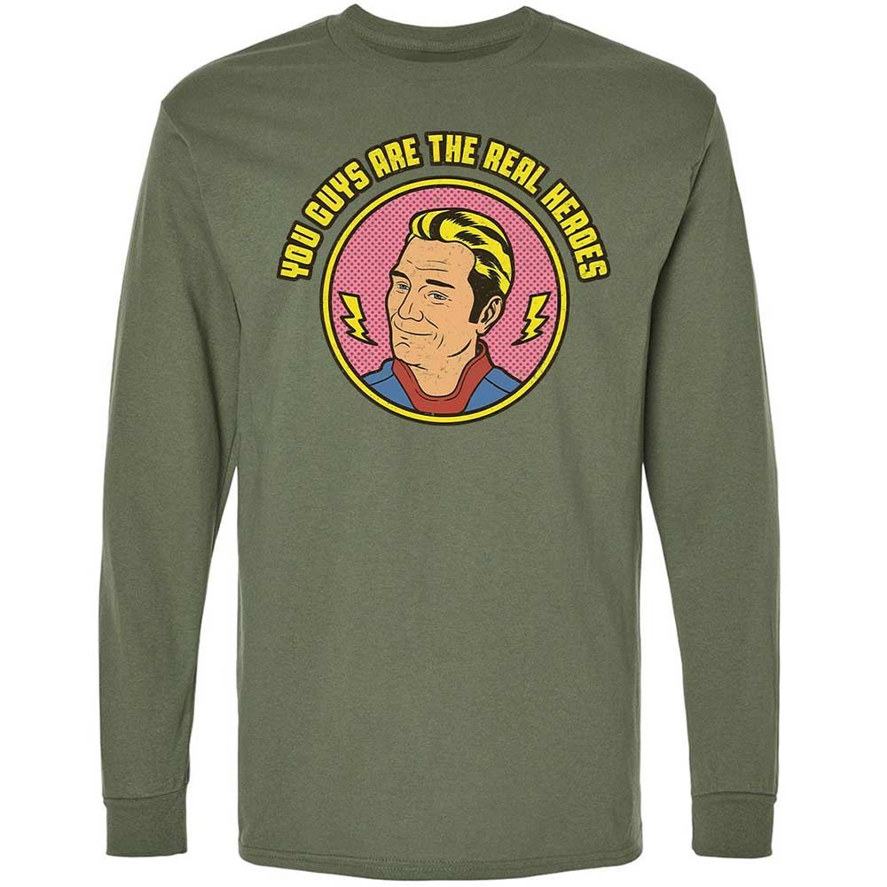 Long Sleeve T-Shirt - FYUMLVCX - Military Green - 19