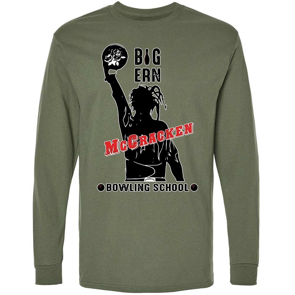 Long Sleeve T-Shirt - TJFBV1XD - Military Green - 19