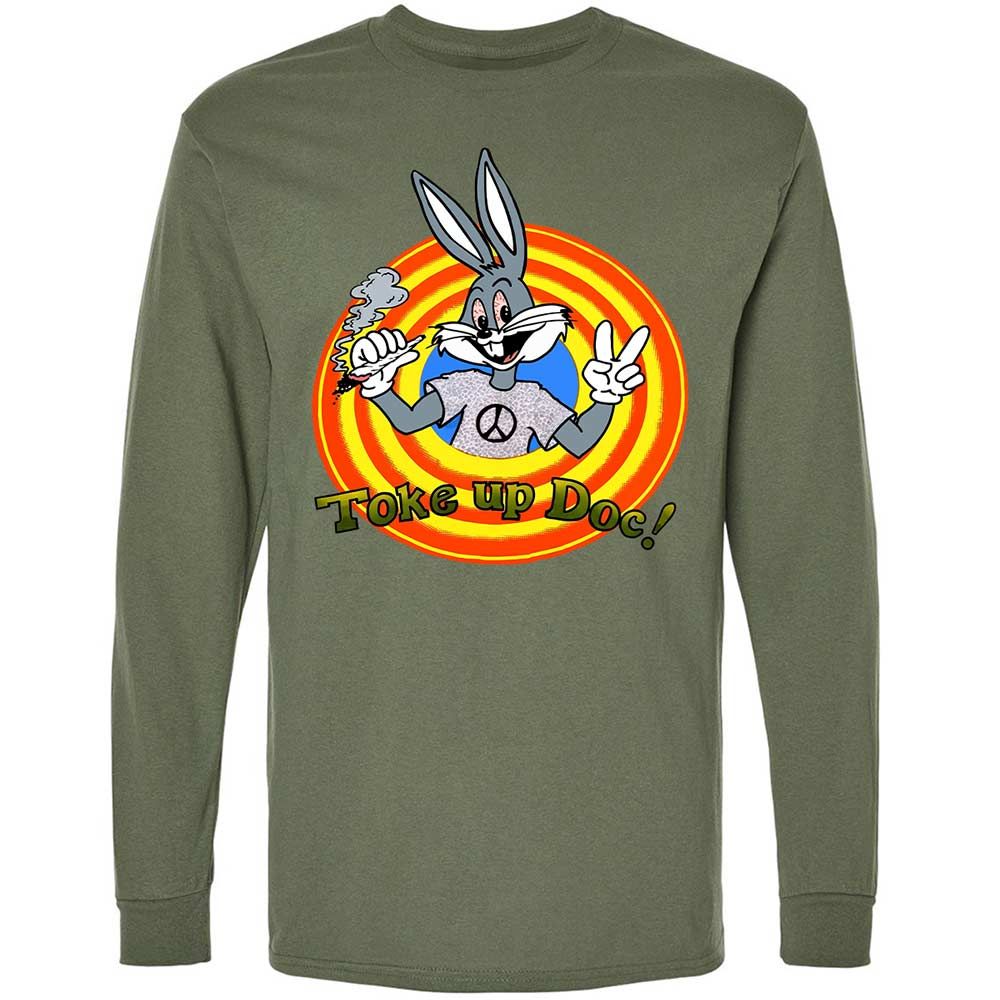 Long Sleeve T-Shirt - ZDB5RBPW - Military Green - 19