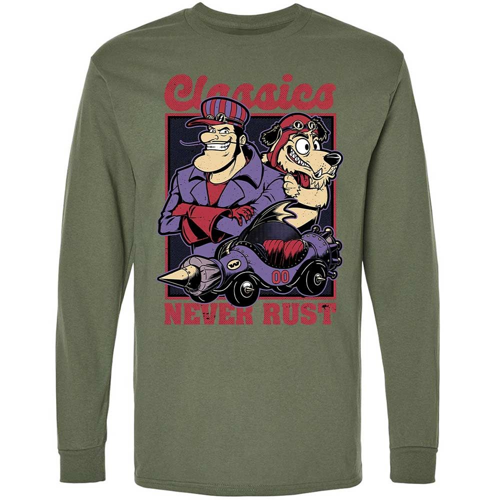 Long Sleeve T-Shirt - G85BX7B7 - Military Green - 19
