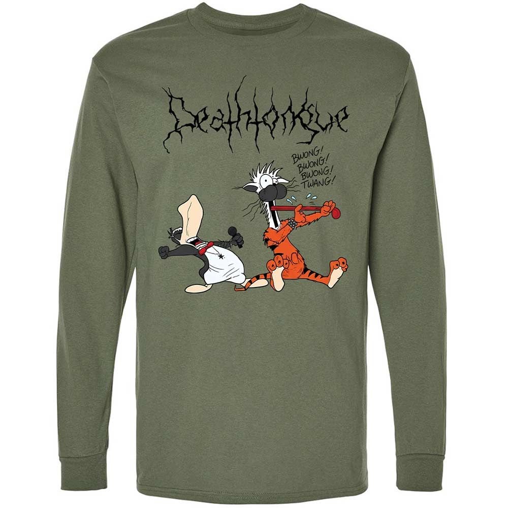 Long Sleeve T-Shirt - T8KKJ5UF - Military Green - 19