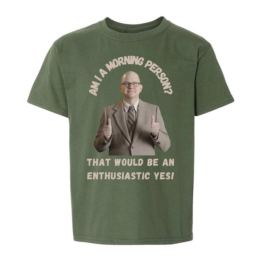 Kids T-Shirt - T9GU3R7P - Military Green - 19