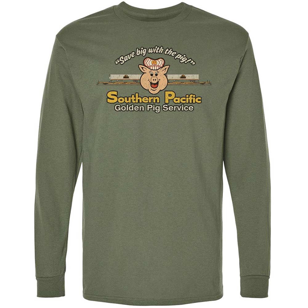 Long Sleeve T-Shirt - M9C5RFR1 - Military Green - 19