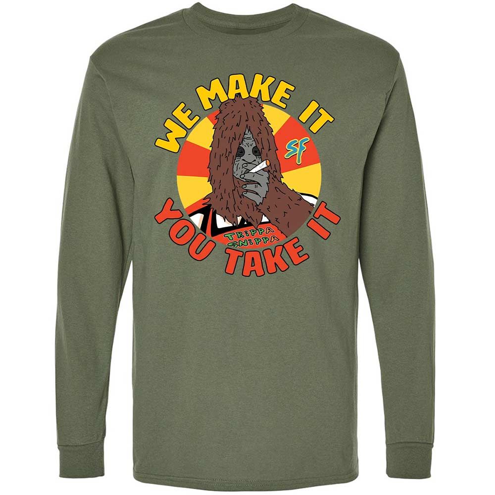 Long Sleeve T-Shirt - DH5LTXMV - Military Green - 19