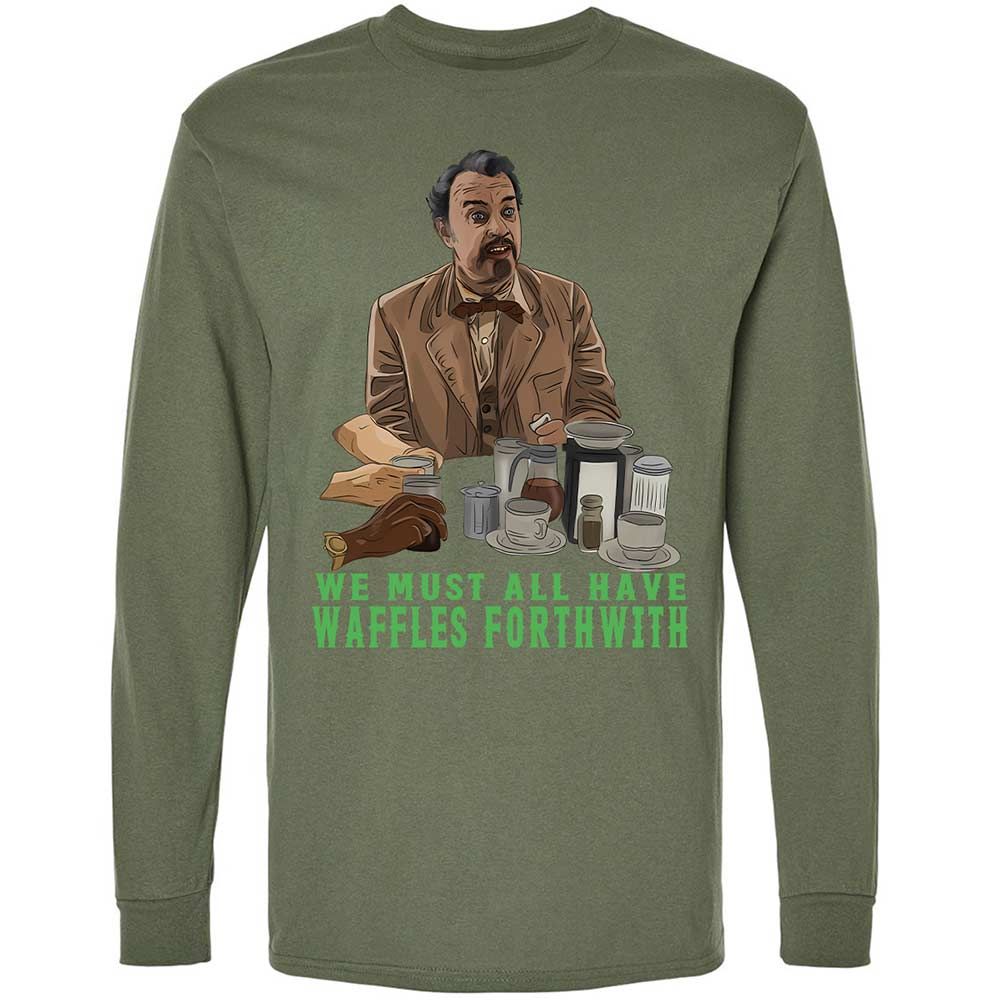Long Sleeve T-Shirt - SKY6ZX5V - Military Green - 19