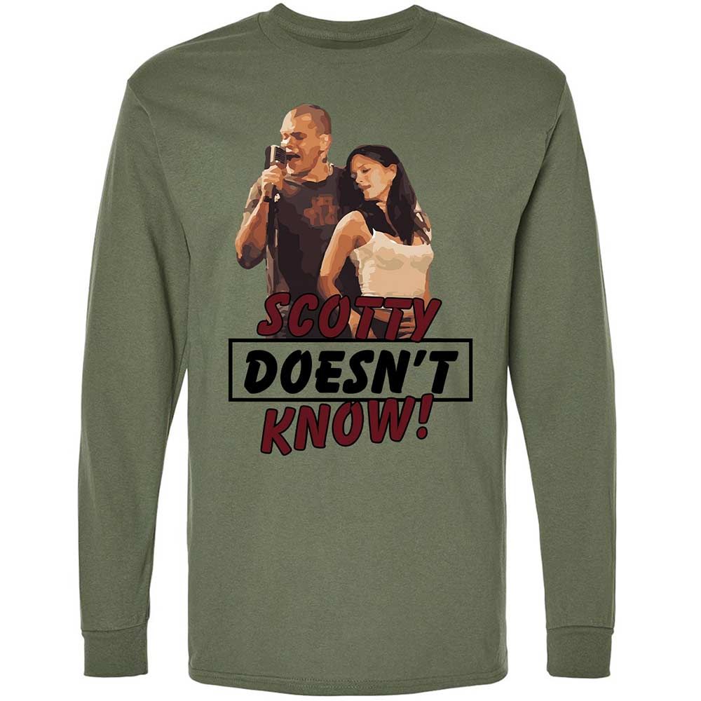 He Doesn't Know - Military Green - 19