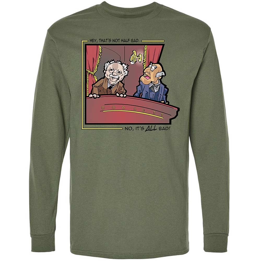 Long Sleeve T-Shirt - JZQKMMWV - Military Green - 19