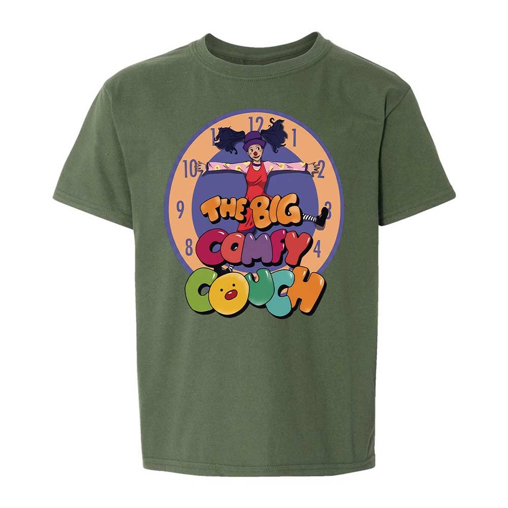 Kids T-Shirt - YP9U4ZDM - Military Green - 19