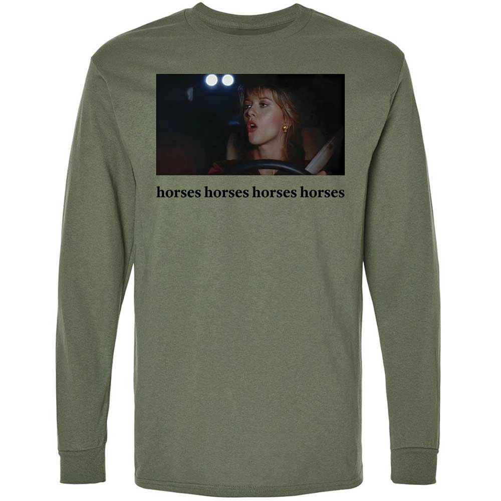 Horses horses horses horses - Military Green - 19