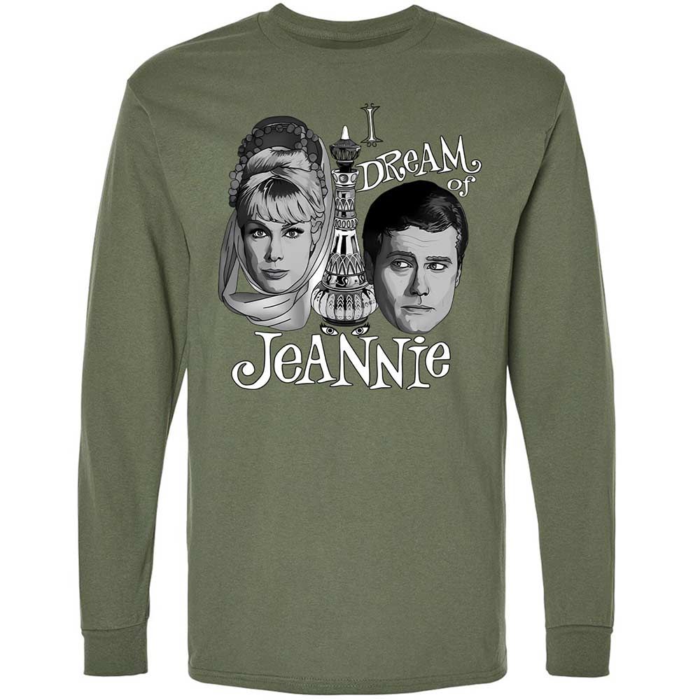 Long Sleeve T-Shirt - RJESR9LZ - Military Green - 19