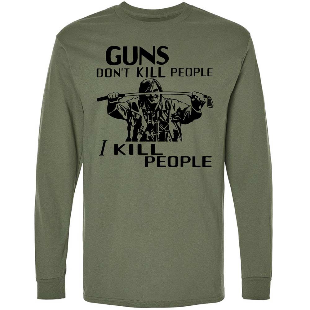 Long Sleeve T-Shirt - P9QH5P41 - Military Green - 19