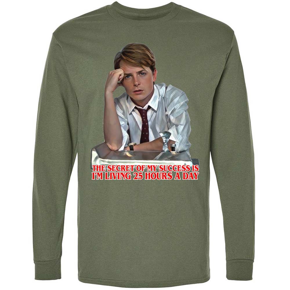 Long Sleeve T-Shirt - 5G84WDS9 - Military Green - 19