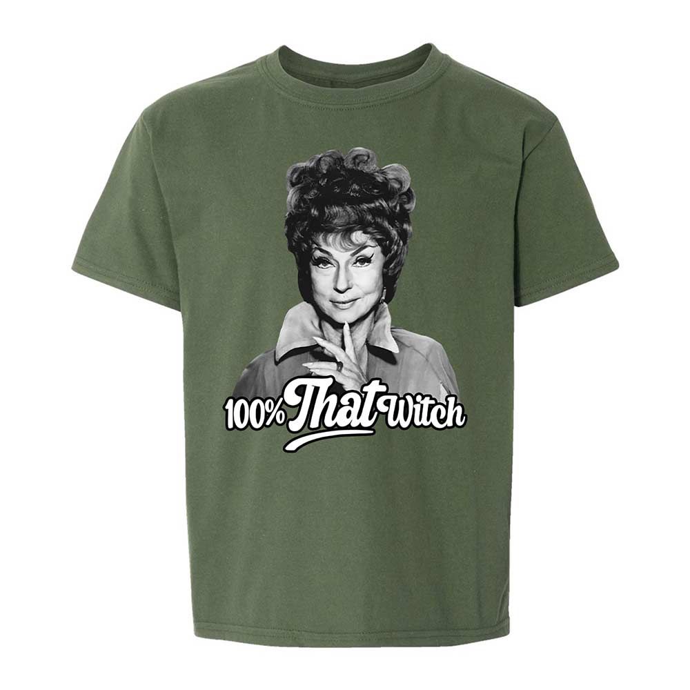 Kids T-Shirt - 829D6HWL - Military Green - 19
