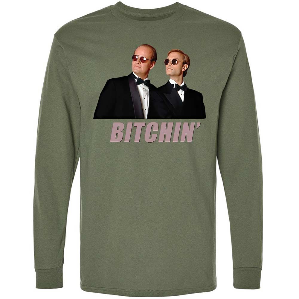Long Sleeve T-Shirt - CZV5RZL4 - Military Green - 19