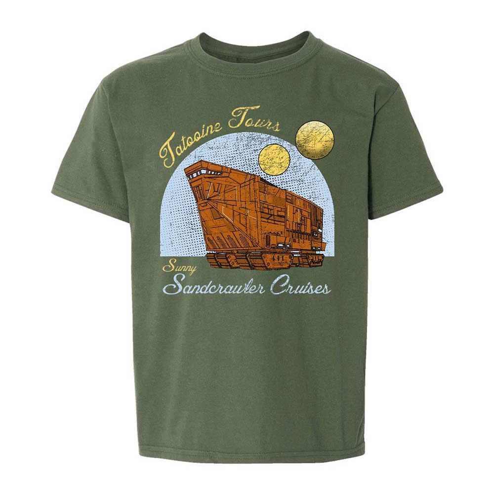 Kids T-Shirt - X9UVFXZB - Military Green - 19