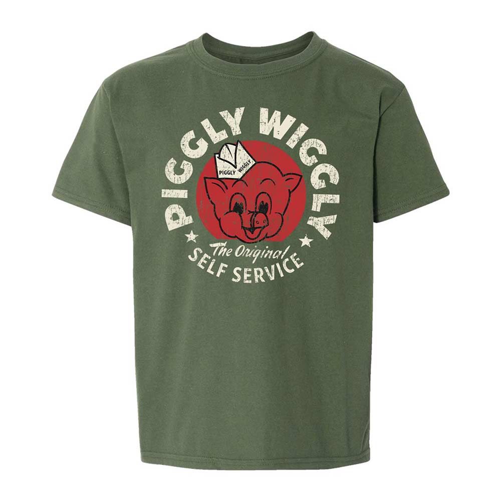 Kids T-Shirt - YSXS8KHH - Military Green - 19