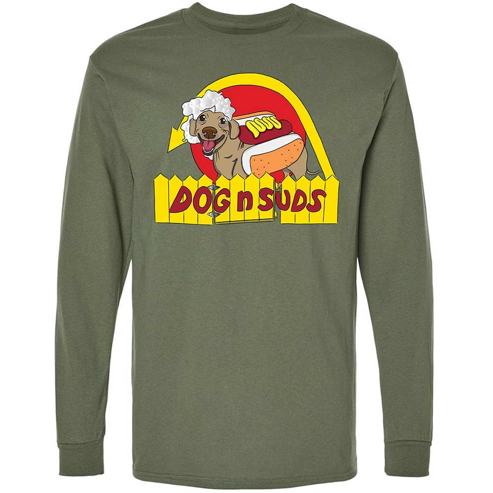 Dog n Suds Dachshund - Military Green - 19
