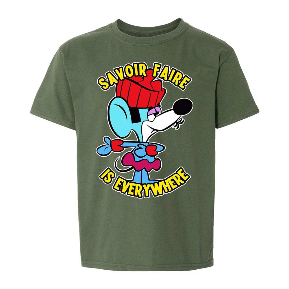 Kids T-Shirt - 4D9FKZ2J - Military Green - 19