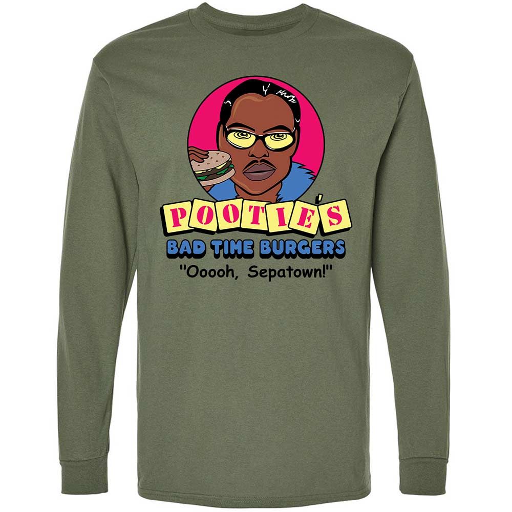 Pootie's Bad Time Burgers - Military Green - 19