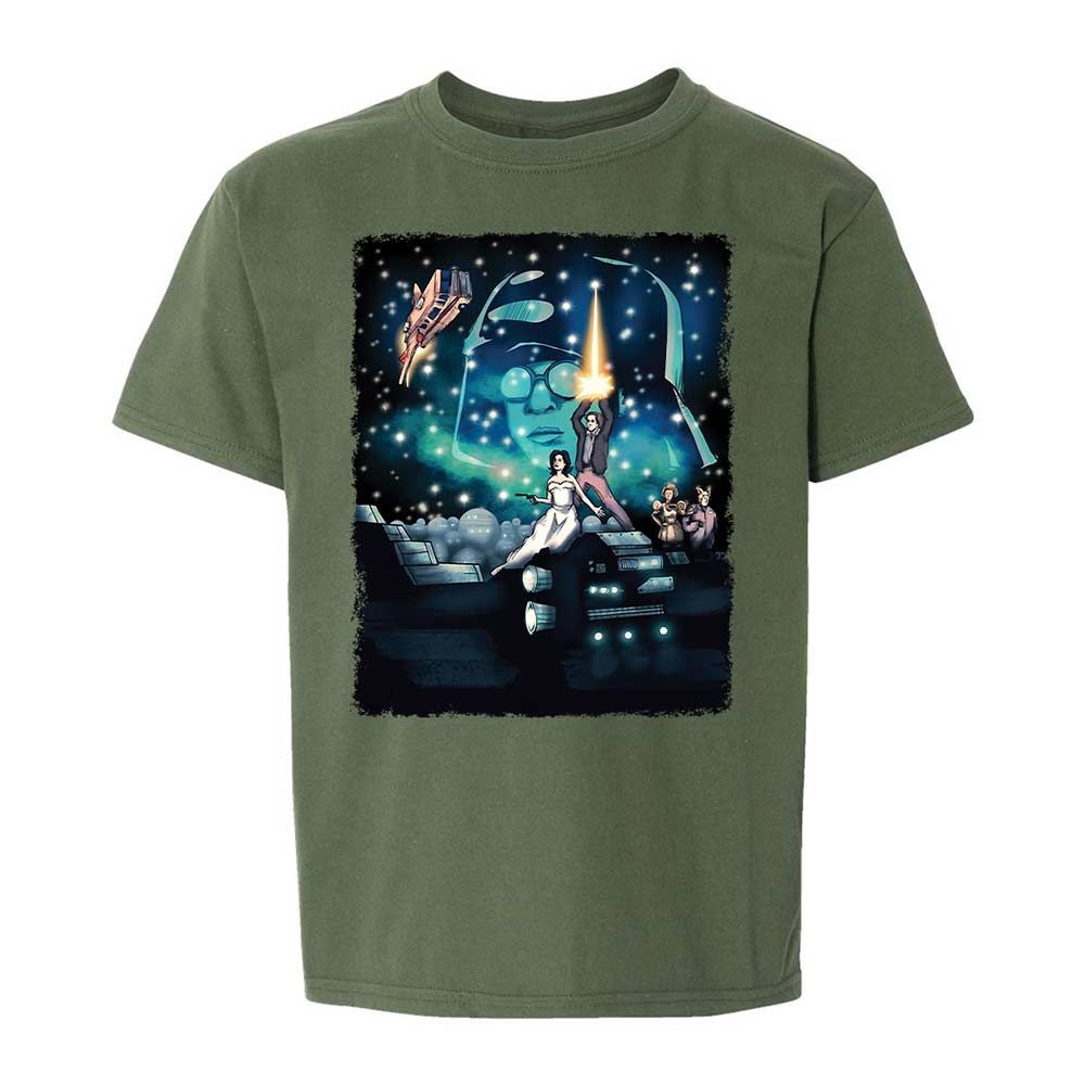 Kids T-Shirt - LAH3V8KH - Military Green - 19