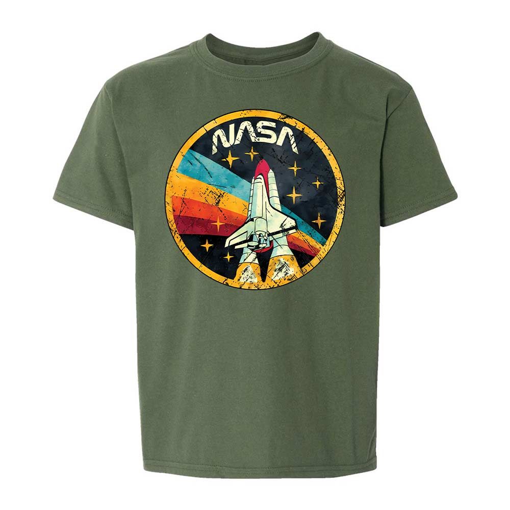 USA Space Agency Vintage Colors - Military Green - 19