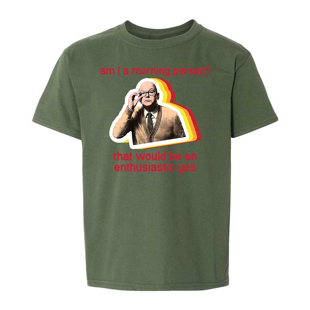 Kids T-Shirt - YXPE3KQW - Military Green - 19