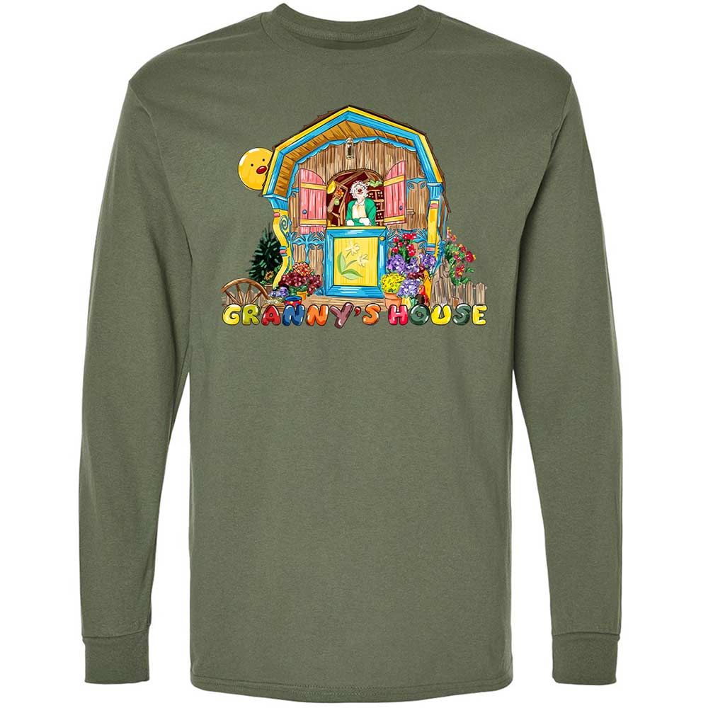 Granny Garbanzo Gardening Sunshine - Military Green - 19