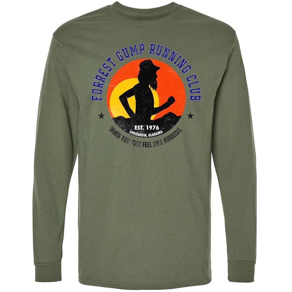 Long Sleeve T-Shirt - D4E8PJJ4 - Military Green - 19