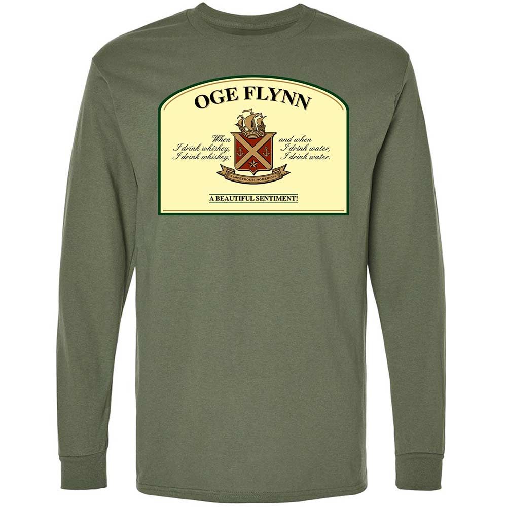 When I drink whiskey, when I drink water - Military Green - 19